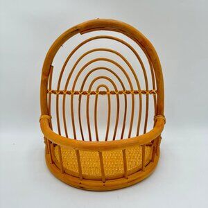 Rattan Shelf, Rainbow Bamboo Wall Shelf bathroom, Decor Wall Hanger Wall Hanging